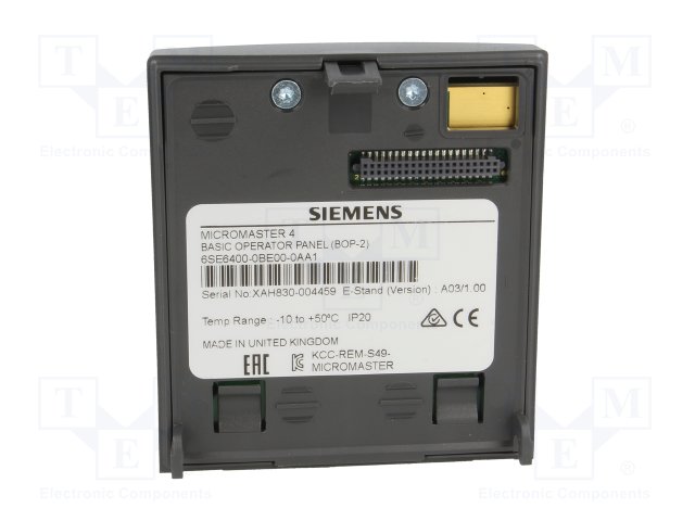 SIEMENS 6SE6400-0BE00-0AA1