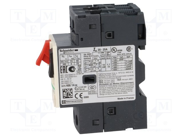 SCHNEIDER ELECTRIC GV2ME22