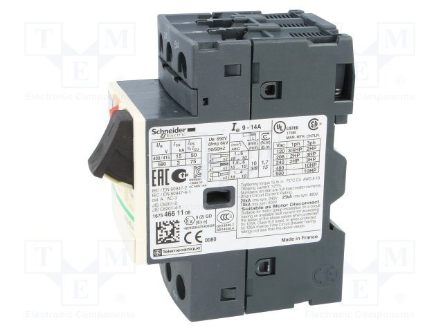 SCHNEIDER ELECTRIC GV2ME16