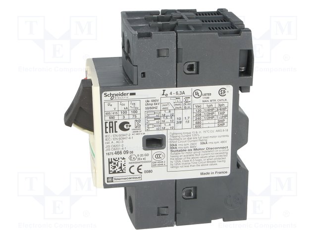 SCHNEIDER ELECTRIC GV2ME10