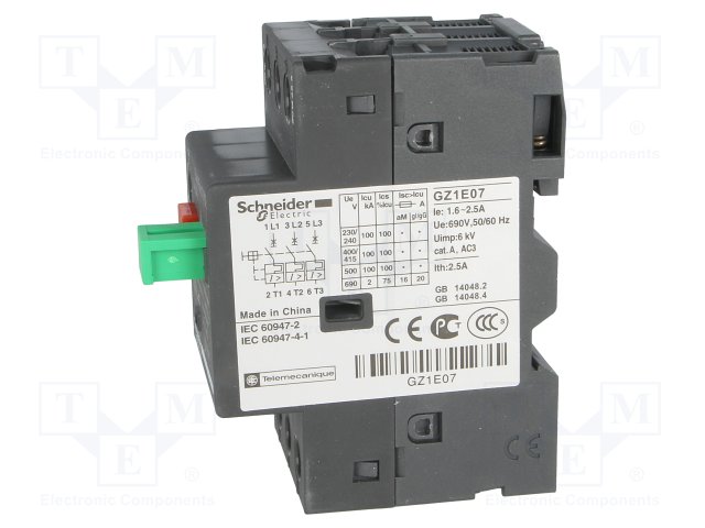 SCHNEIDER ELECTRIC GZ1E07