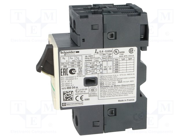 SCHNEIDER ELECTRIC GV2ME04