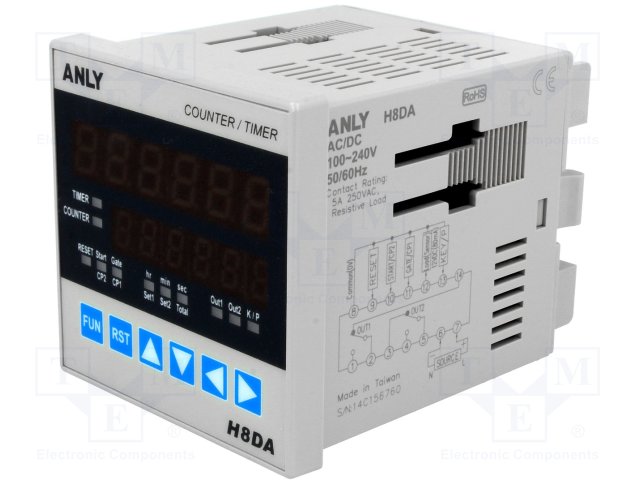 ANLY ELECTRONICS H8DA 100-240V AC/DC