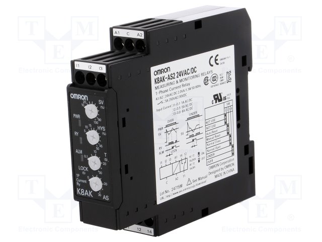 OMRON K8AK-AS2 24VAC/DC