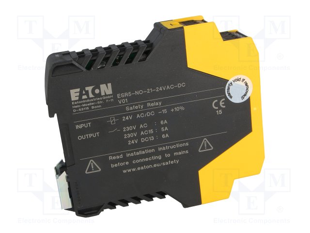 EATON ELECTRIC ESR5-NO-21-24VAC-DC