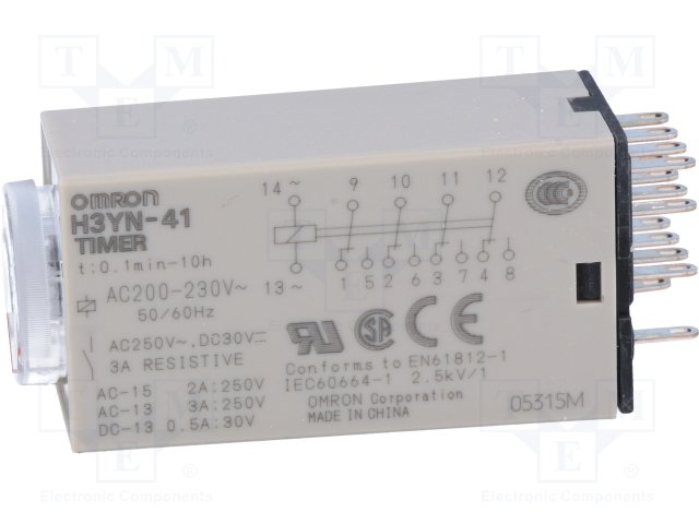 OMRON H3YN-41 AC200-230