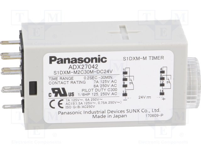 PANASONIC S1DXM-M2C30M-DC24V