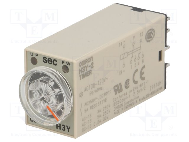 OMRON H3Y-2AC-100-120-5S