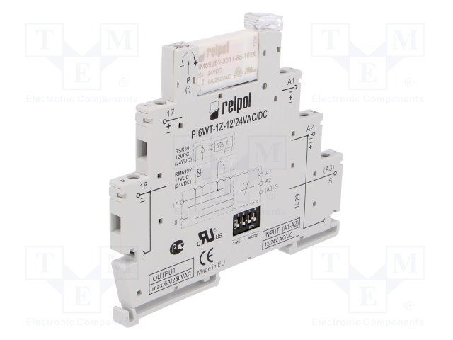 RELPOL PIR6WT-1Z-24VAC/DC-R