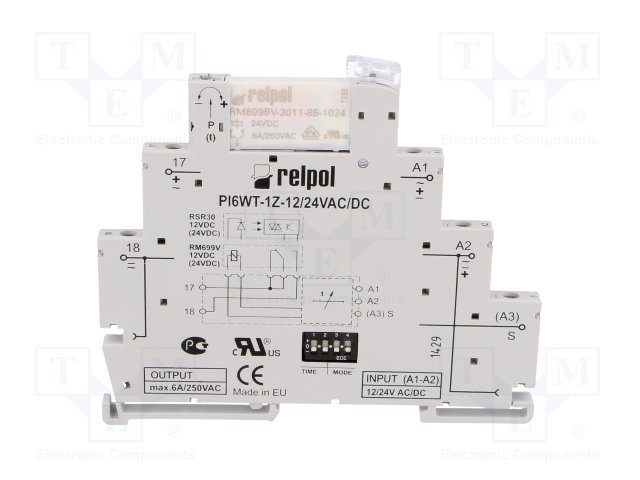 RELPOL PIR6WT-1Z-24VAC/DC-R