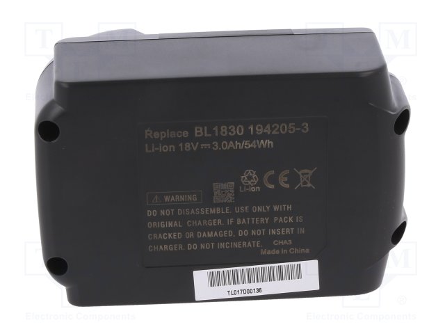 MAKITA BL1830 3000MAH 18,0V