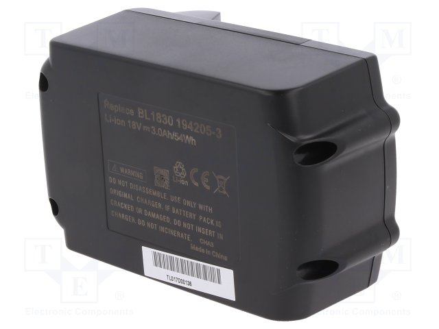 MAKITA BL1830 3000MAH 18,0V