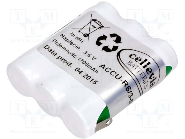 CELLEVIA BATTERIES ACCU-R6/3-B17