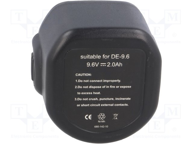 DEWALT DE9062/B&D PS120 9,6V 2000MAH