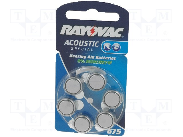 RAYOVAC BAT-HA675