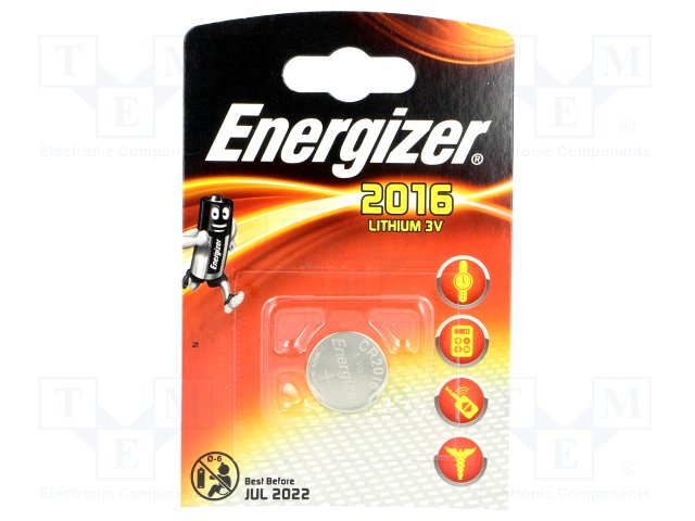 ENERGIZER CR2016 BLISTER