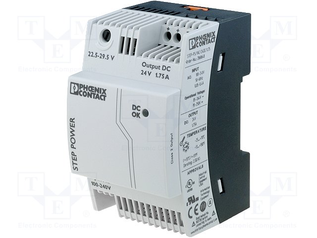 PHOENIX CONTACT STEP-PS/1AC/24DC/1.75
