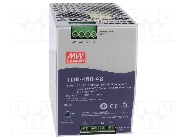 MEAN WELL TDR-480-48