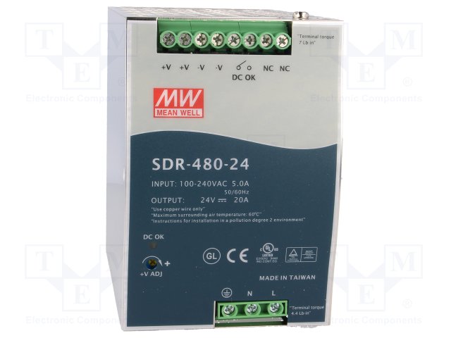 MEAN WELL SDR-480-24