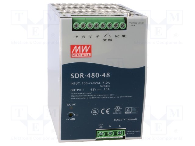 MEAN WELL SDR-480-48