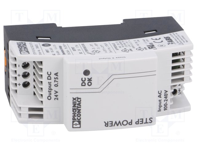 PHOENIX CONTACT STEP-PS/1AC/24VDC/0.75