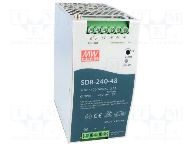 MEAN WELL SDR-240-48