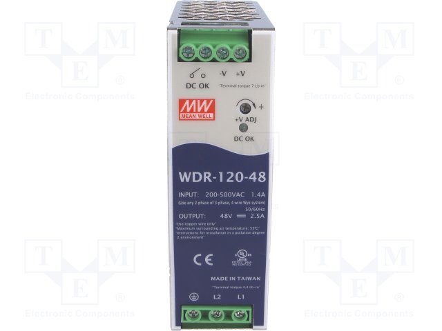 MEAN WELL WDR-120-48