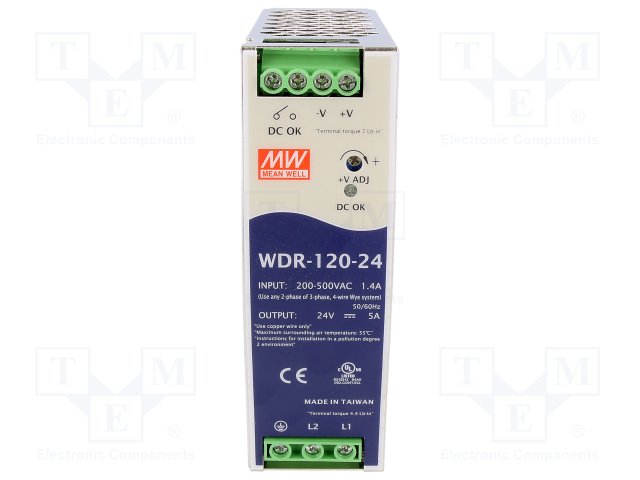 MEAN WELL WDR-120-24