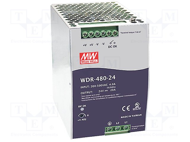 MEAN WELL WDR-480-24