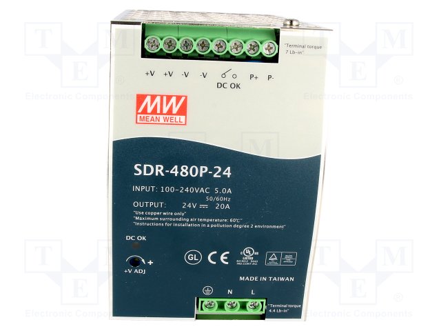 MEAN WELL SDR-480P-24