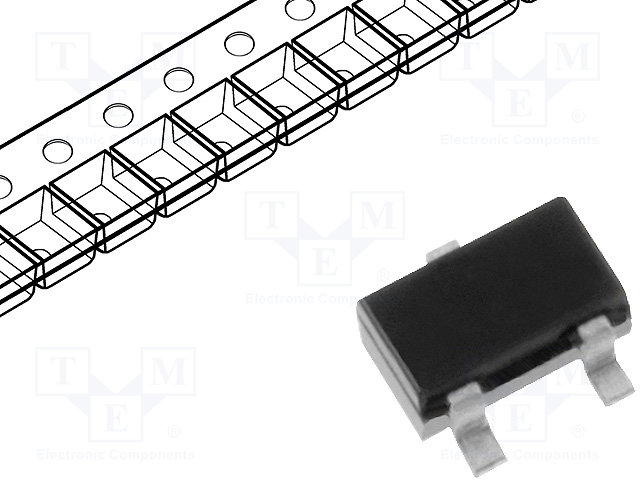 DIODES INCORPORATED BC847CT-7-F