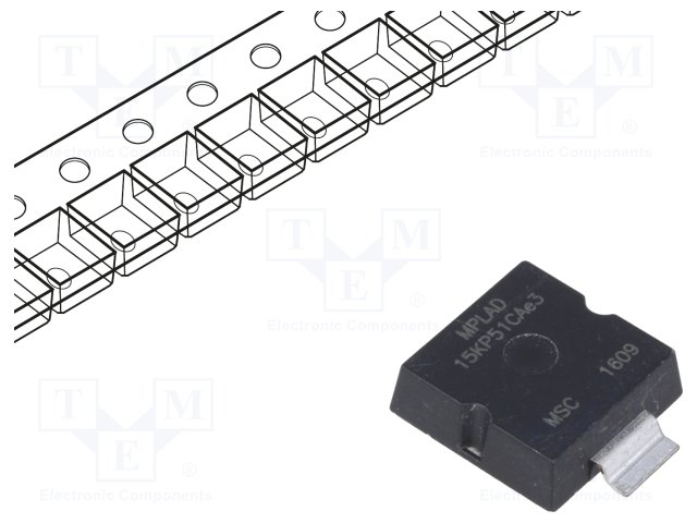 MICROSEMI MPLAD15KP51CAE3