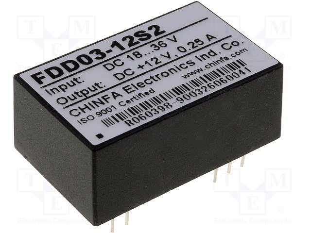 CHINFA ELECTRONICS FDD03-12S2