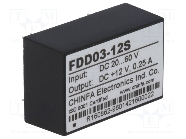 CHINFA ELECTRONICS FDD03-12S