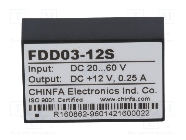 CHINFA ELECTRONICS FDD03-12S