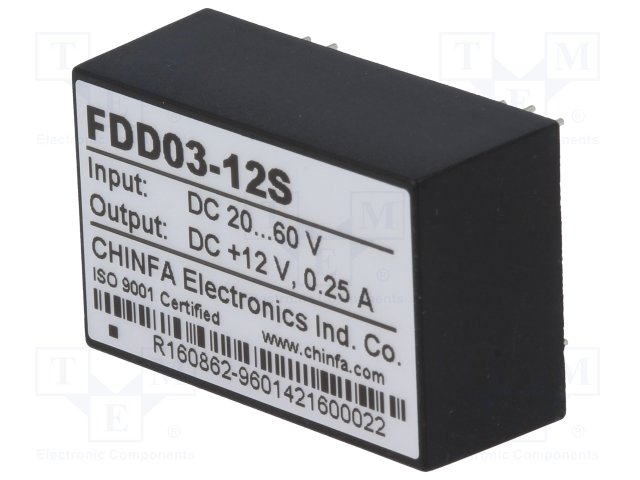 CHINFA ELECTRONICS FDD03-12S