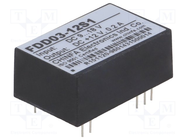 CHINFA ELECTRONICS FDD03-12S1