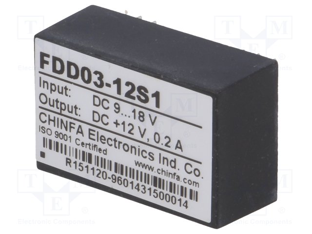 CHINFA ELECTRONICS FDD03-12S1