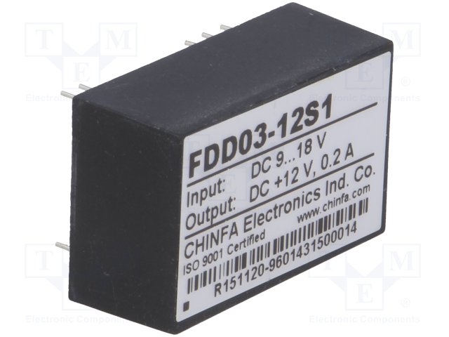 CHINFA ELECTRONICS FDD03-12S1