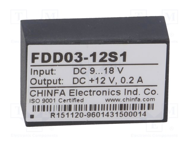 CHINFA ELECTRONICS FDD03-12S1